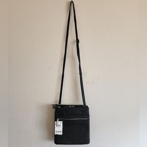 Giani Bernini Black Leather Crossbody Purse